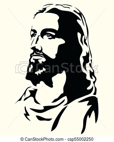 378x470 Jesus Silhouette Face Tattoo Thematic