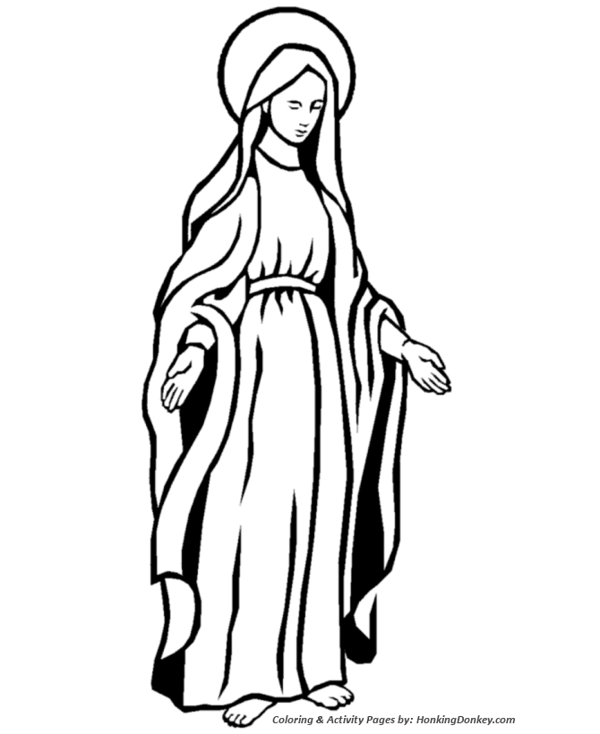 670x820 Jesus Drawing Mama Mary For Free Download