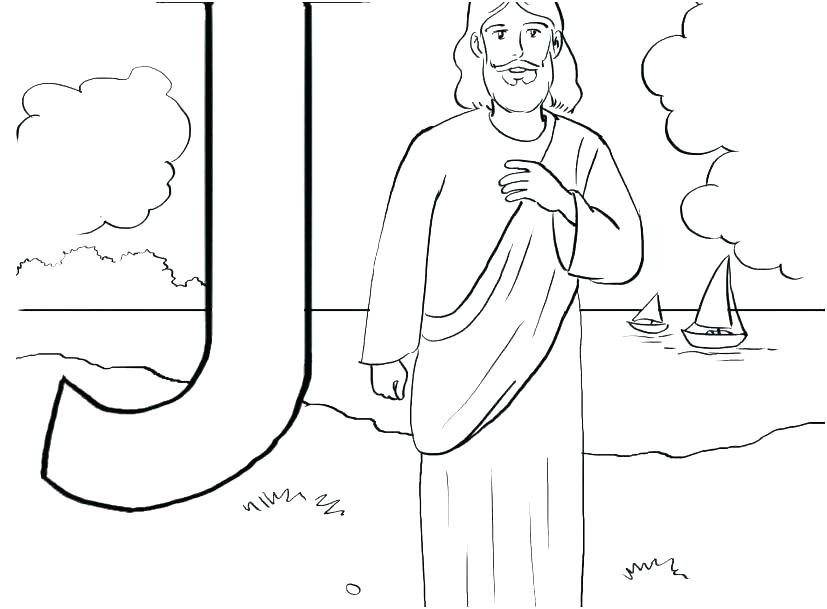 827x609 Jesus Said Love One Another Coloring