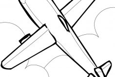 236x157 Jet Airplane Coloring