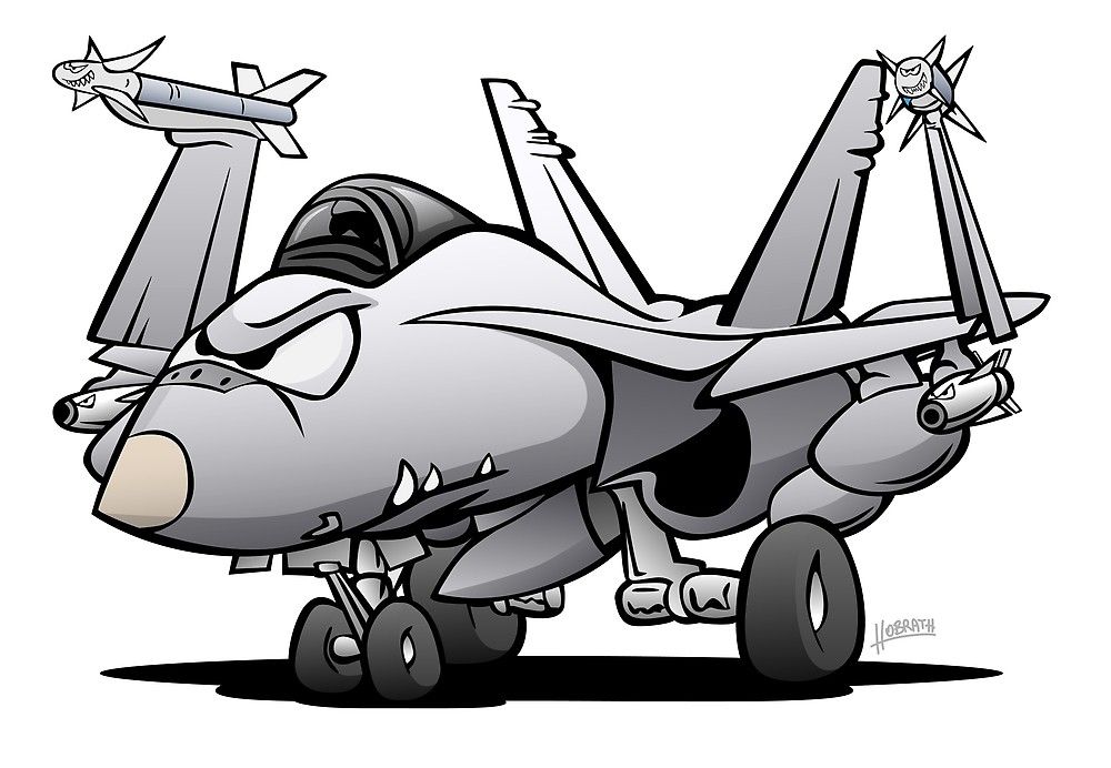 1000x692 Military Naval Fighter Jet Airplane Cartoon Unisex T Shirt