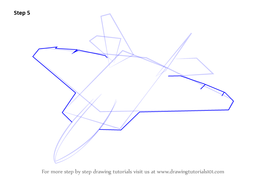 845x598 Learn How To Draw Lockheed Martin F Raptor