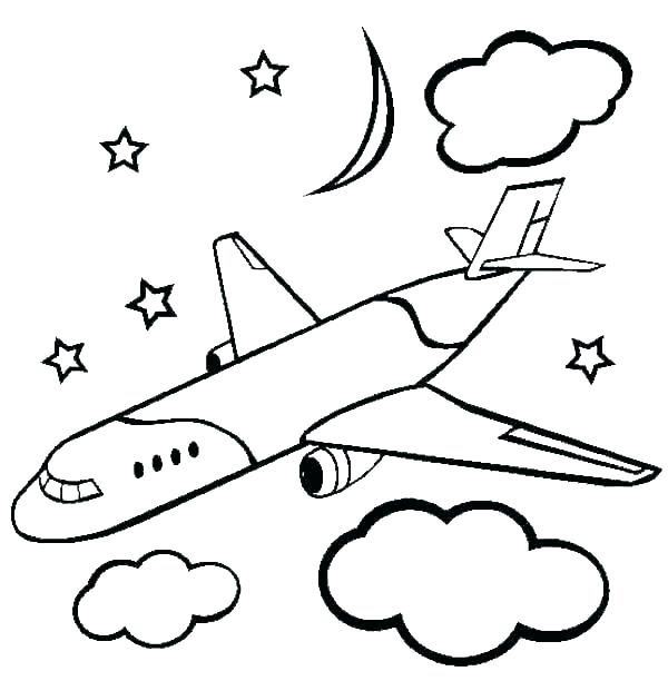 600x612 Coloring Pages Airplane Coloring Book Pages Aeroplane Jet Plane
