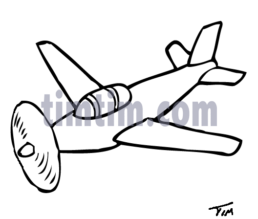 528x448 Free Drawing Of An Airplane From The Category Trains Planes