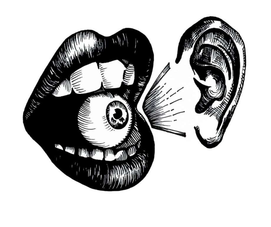 920x770 Lips And Ear Sketch