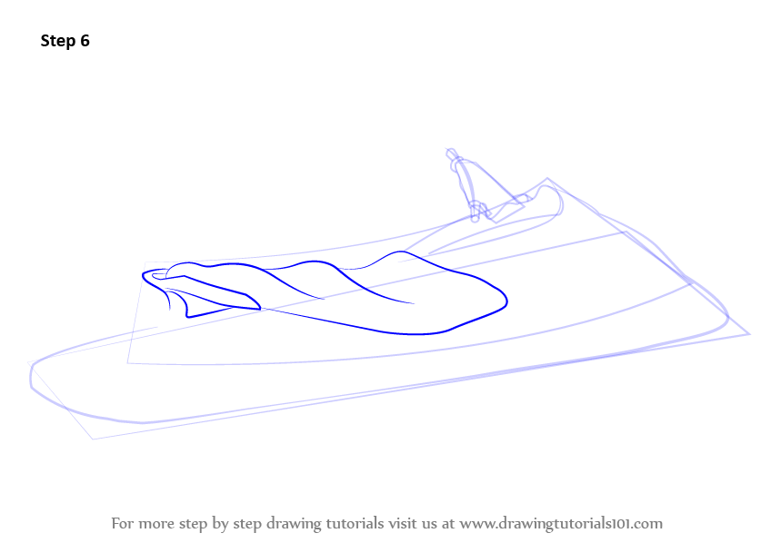848x598 Learn How To Draw A Jet Ski