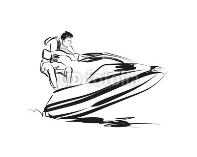 400x320 Vector Sketch Rider On A Jet Ski Buy Photos Ap Images Detailview
