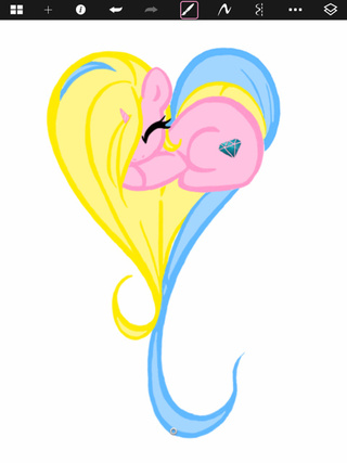320x427 Old Oc New Drawing This Is My Old Oc Named Jewel In The Mlp Heart