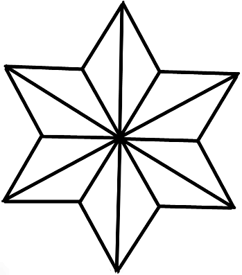 349x397 How To Draw Sided Nautical Stars With Easy Step