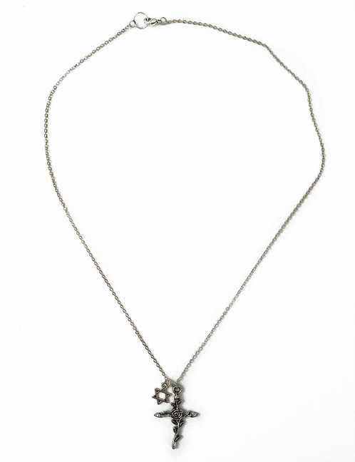 498x648 Jewish Star Cross Necklace