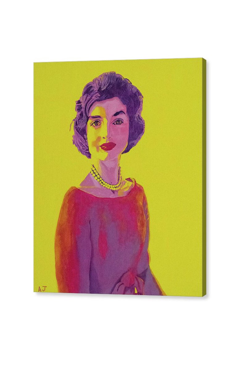 794x1191 jackie kennedy acrylic painting pop art painting jfk etsy