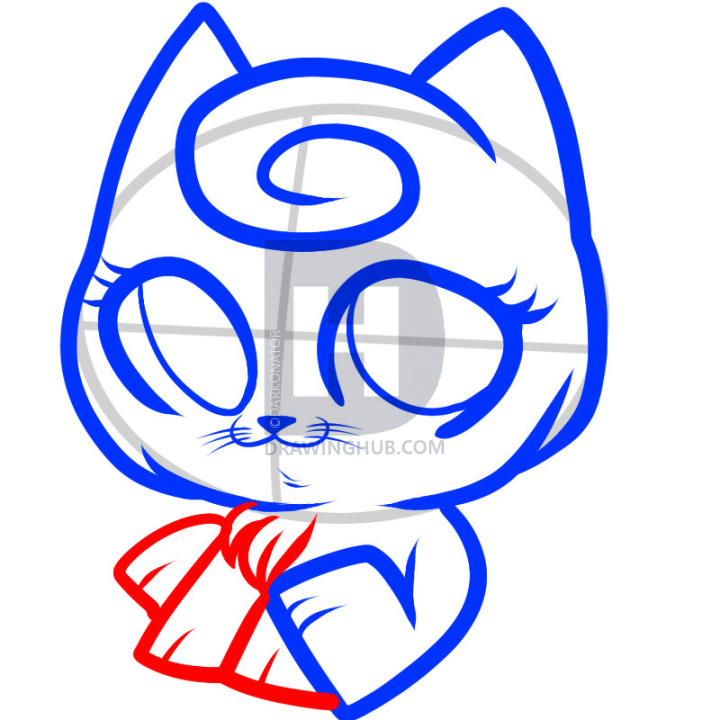 720x720 How To Draw A Jigglypuff Kitty, Jigglypuff Cat, Step
