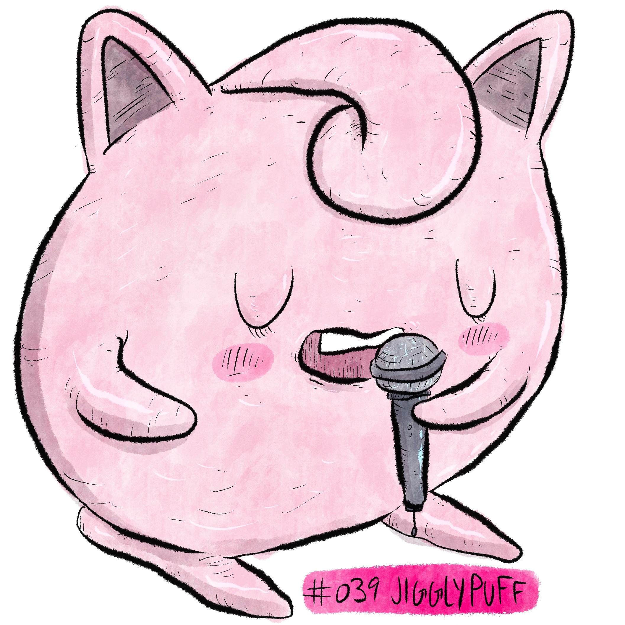 2114x2114 I'm Drawing The Pokedex In Order, Here's Jigglypuff! Pokemon