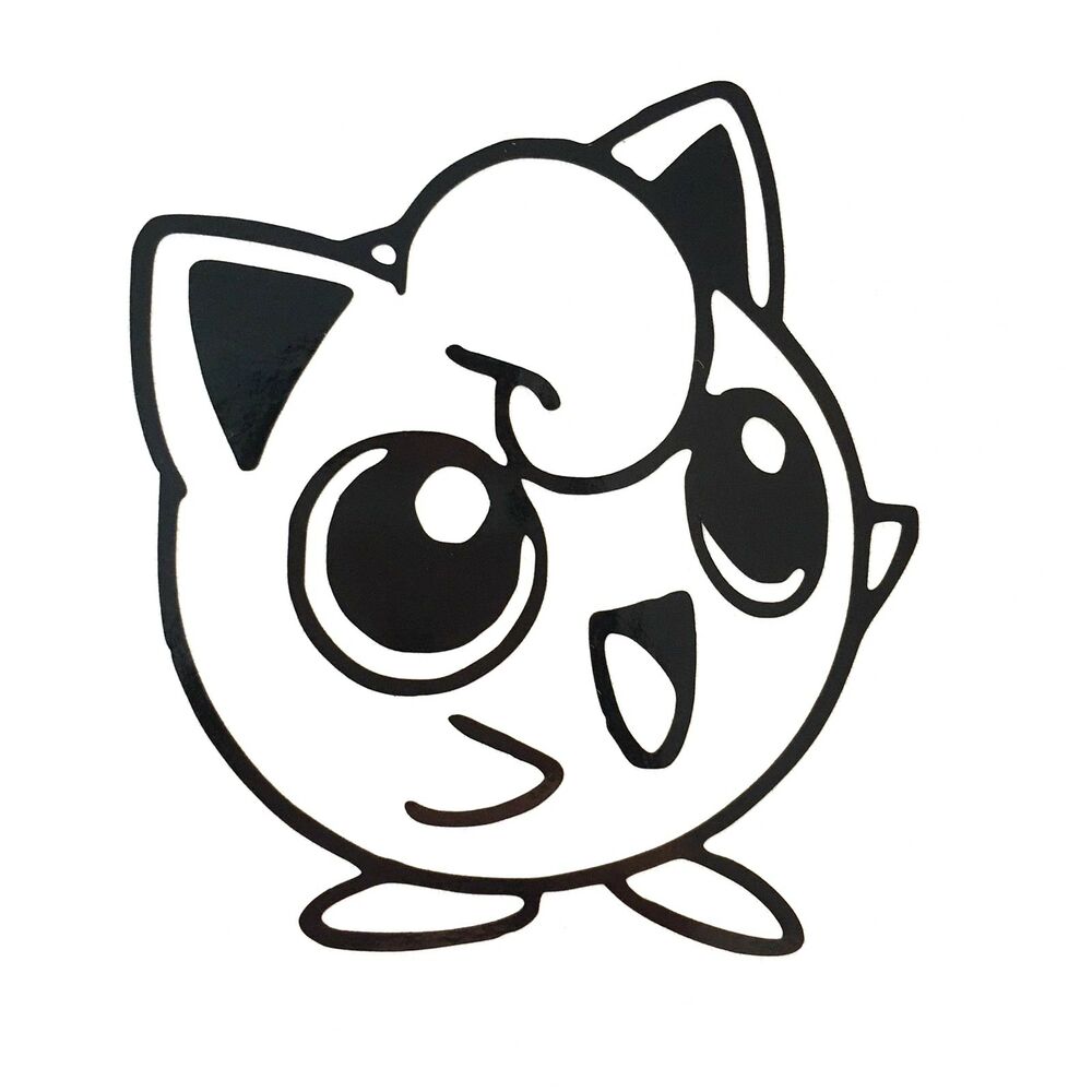 1000x1000 Pokemon Jigglypuff Vinyl Decal Sticker