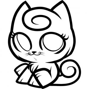 302x302 Drawing Printout How To Draw A Jigglypuff Kitty, Jigglypuff Cat