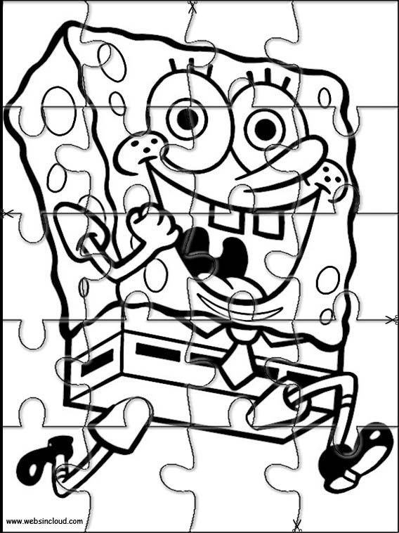 568x758 Printable Jigsaw Puzzles To Cut Out For Kids Spongebob