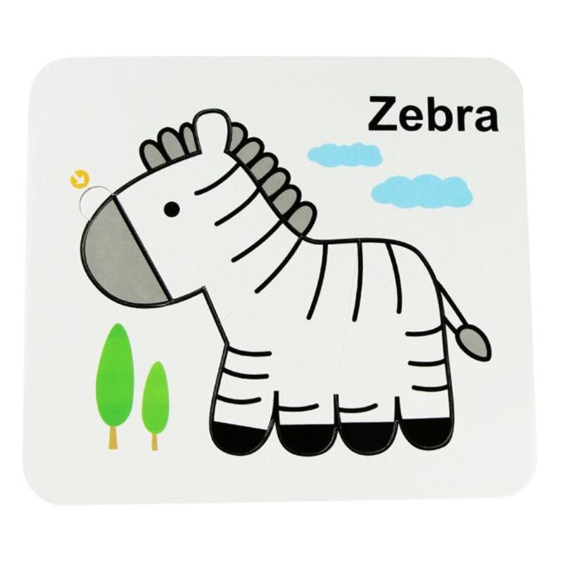 800x800 Painting Board Learning Puzzles Toys Wooden Animal Puzzle Magic