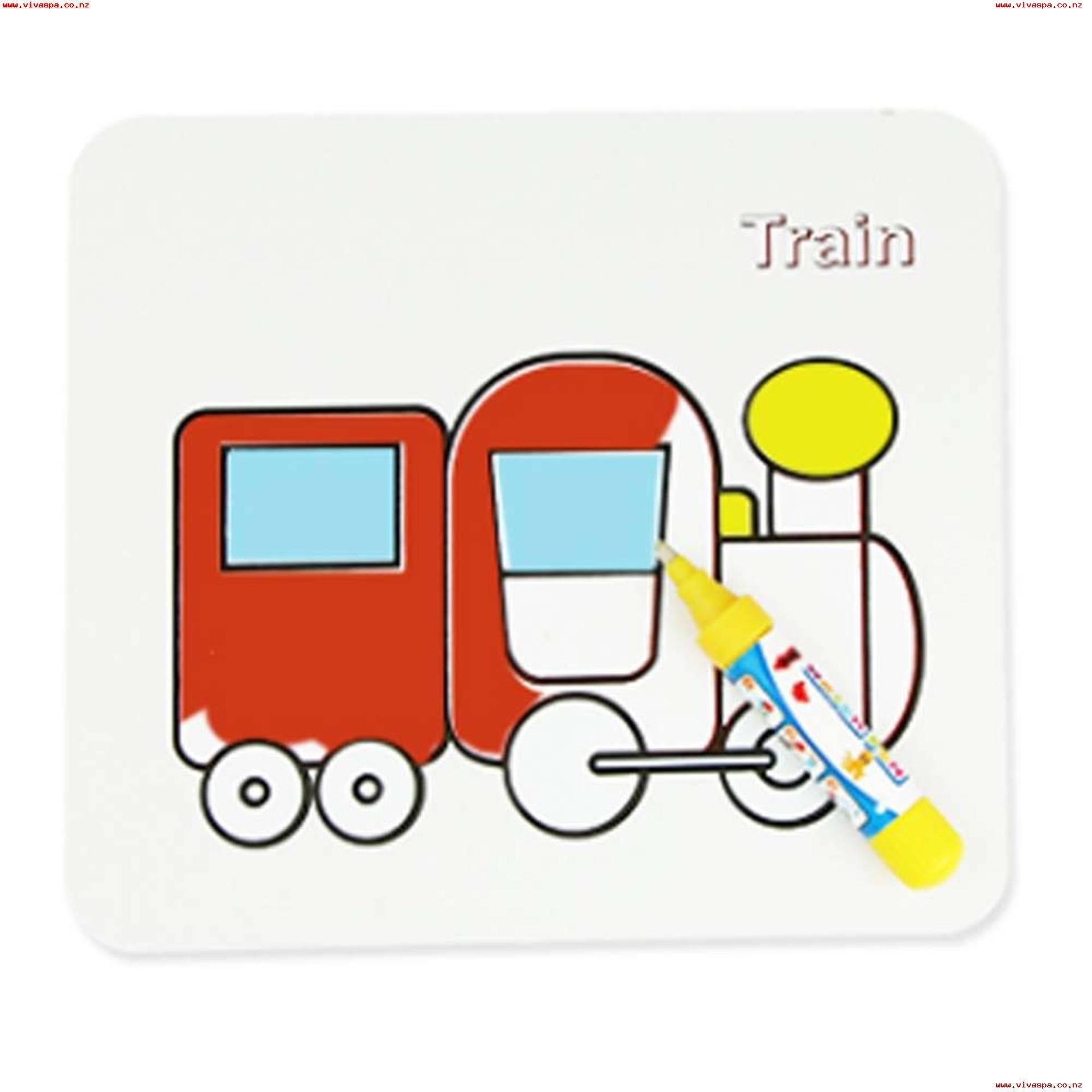 1920x1920 Wooden Water Drawing Board Jigsaw Puzzle Kids Toy