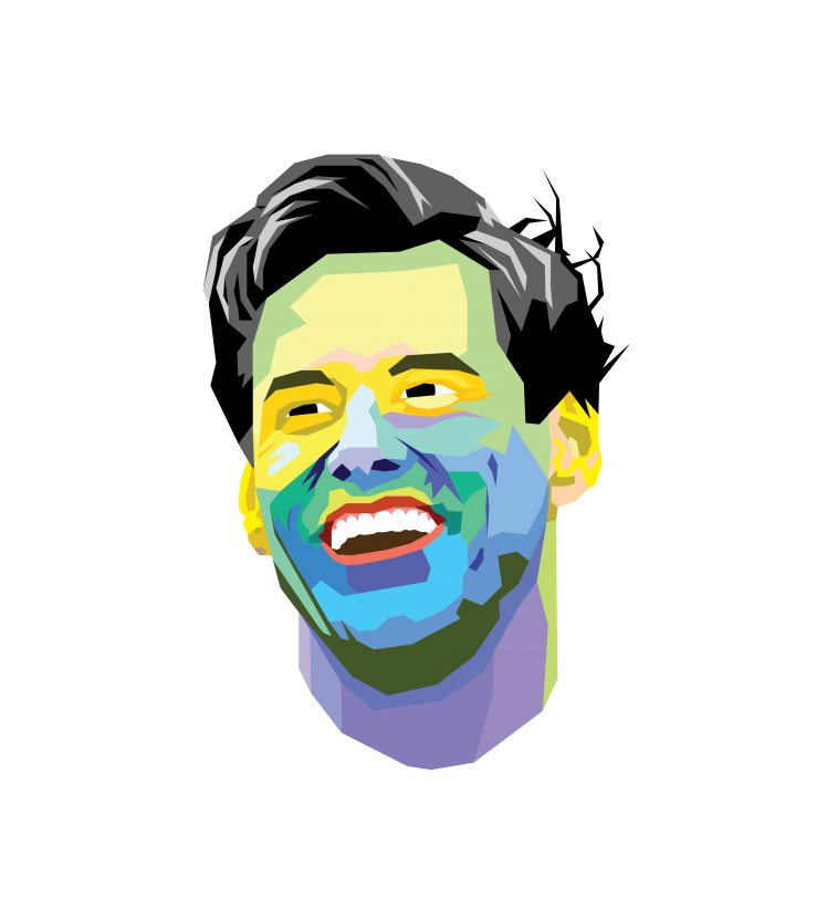 748x821 Jim Carrey Actor Low Poly Wallpapers Hd Desktop And Mobile