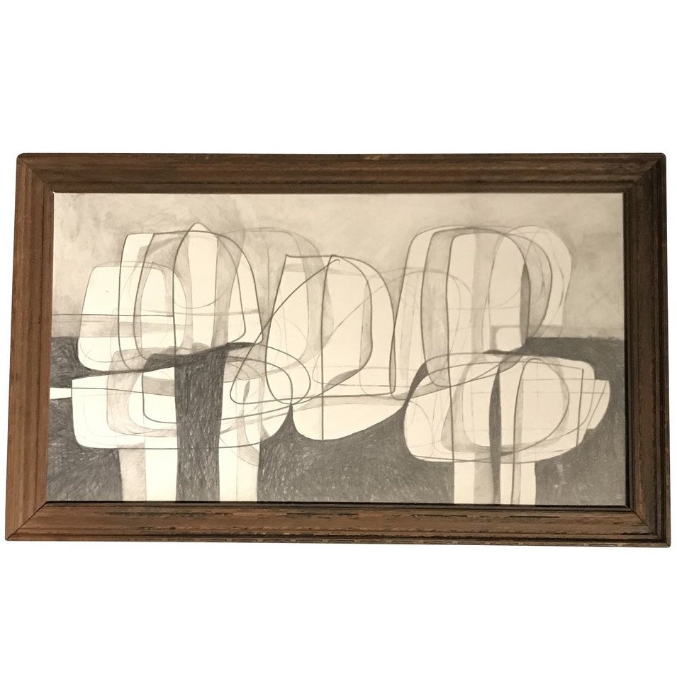 955x955 contemporary american artist david dew bruner charcoal drawing