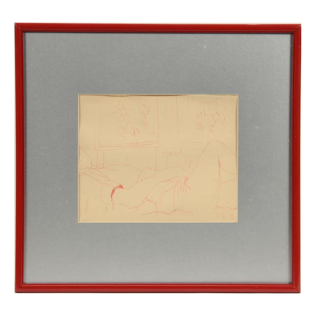 640x640 Jim Dine Original Signed Ink Drawing Ebth