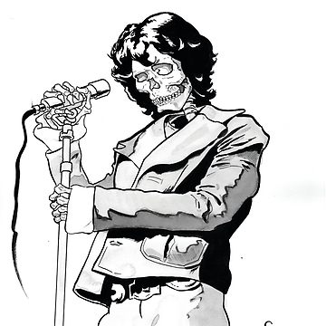 360x360 ghost of jim morrison women's fitted v neck t shirt