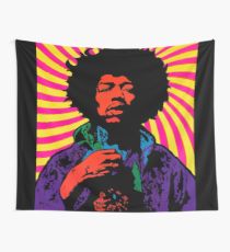 210x230 Jimi Hendrix Drawing Wall Tapestries Redbubble