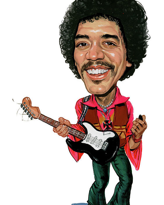 563x703 Jimi Hendrix Poster
