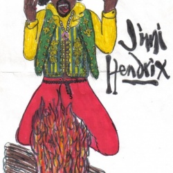 250x250 Bob Marley Drawing Leffertmatthew Foundmyself