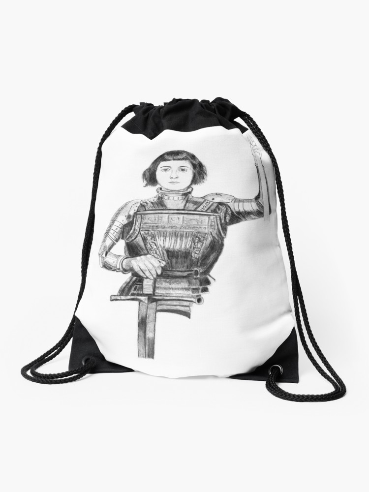 750x1000 Joan Of Arc After Albert Lynch Drawstring Bag