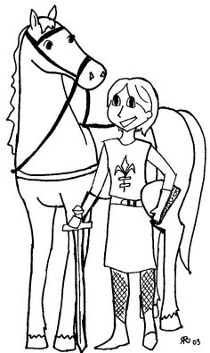236x395 St Joan Of Arc Coloring