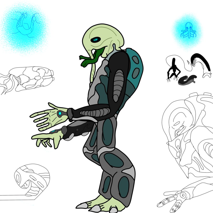 894x894 Drawtober Space Jockey