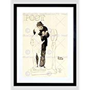 175x175 Sport Post Jockey Being Weighed Horse Racing Drawing