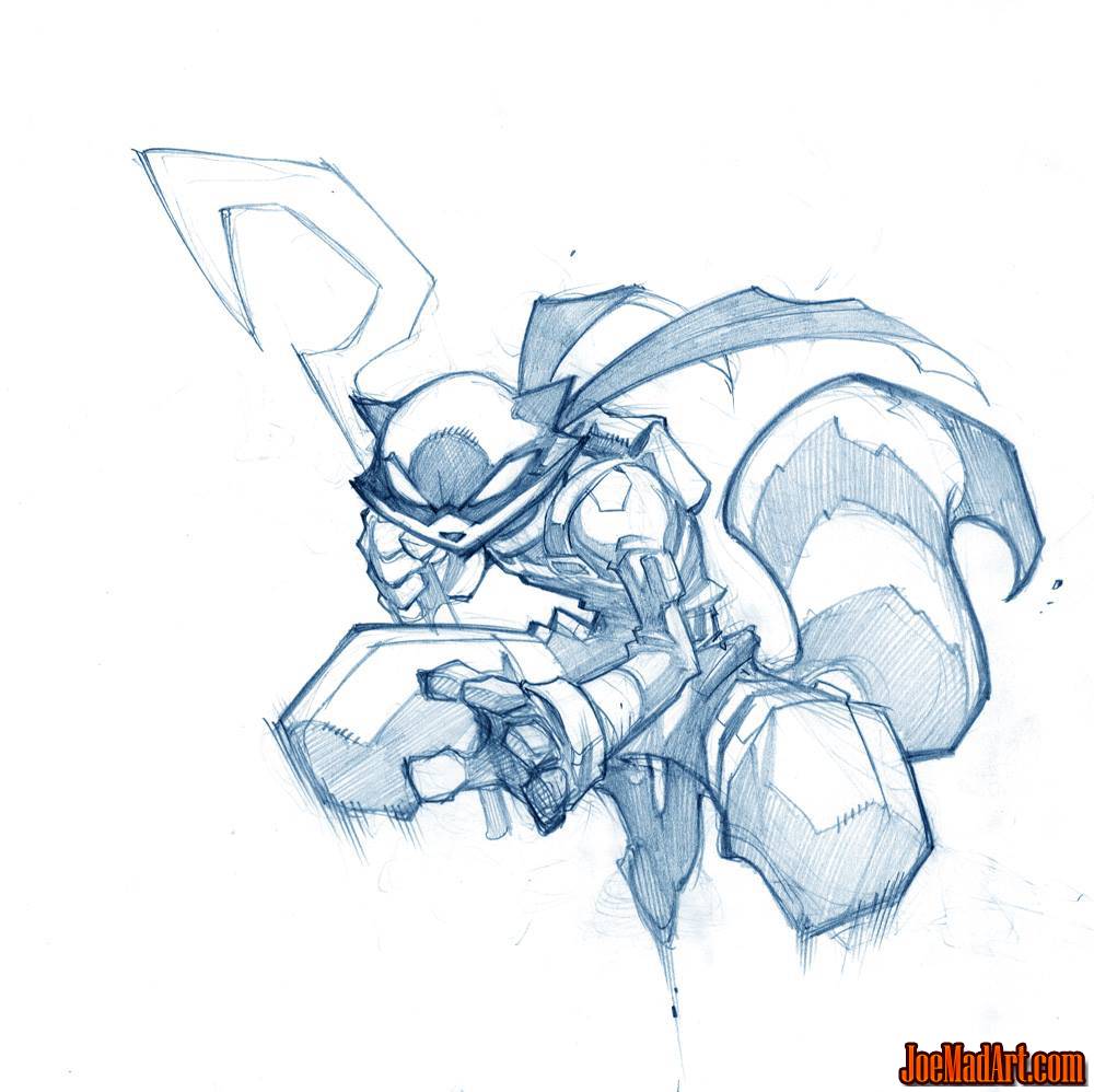 1000x998 Sly Cooper Jumping Concept Art