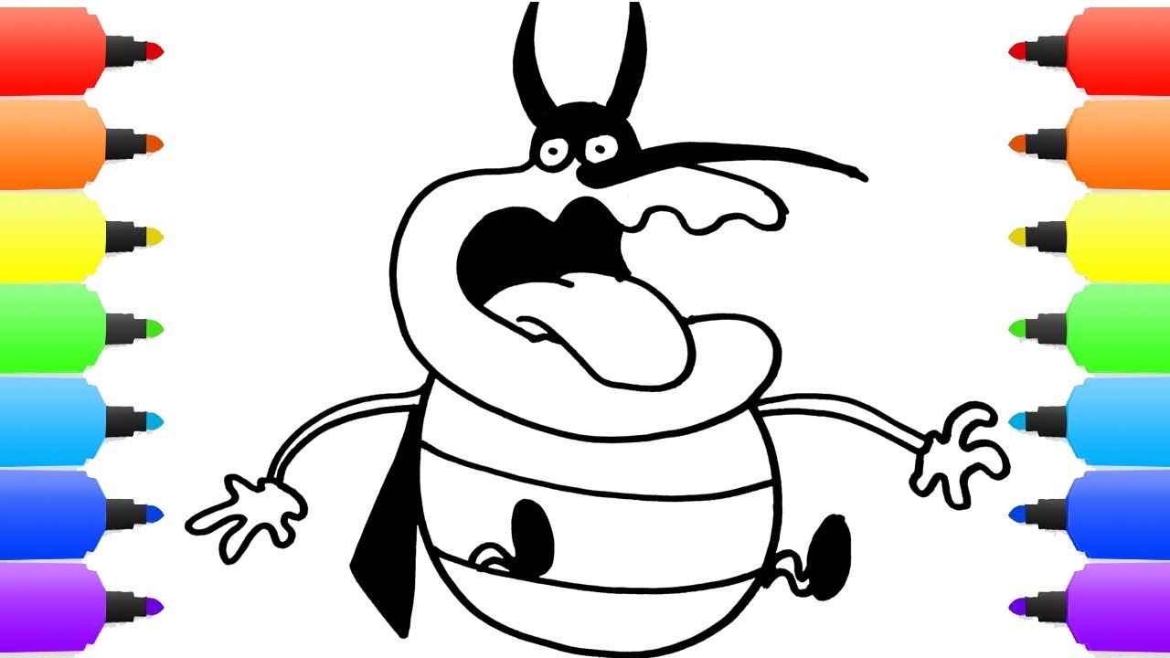 1280x720 how to draw joey from oggy and the cockroaches drawings