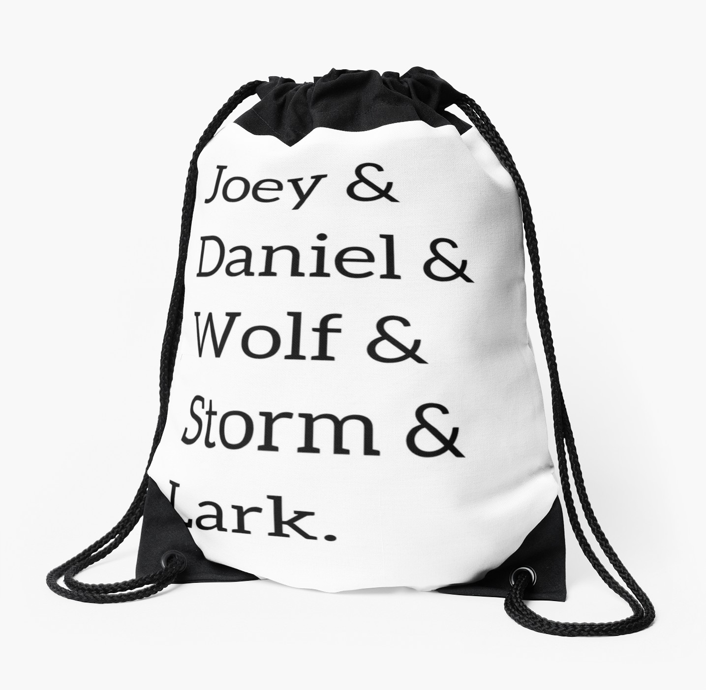 1435x1404 Joey Graceffa Drawstring Bag