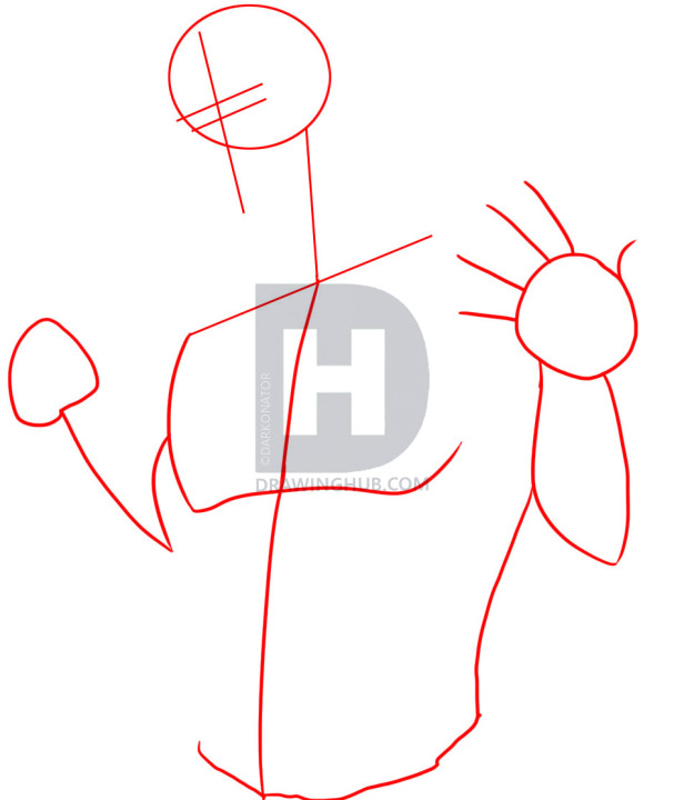625x720 How To Draw John Cena, Step