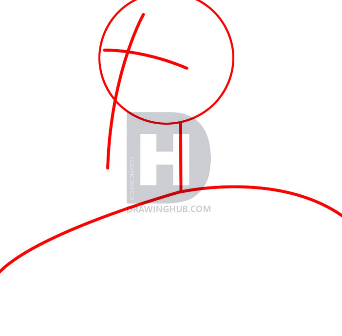 702x690 How To Draw Triple H, Step