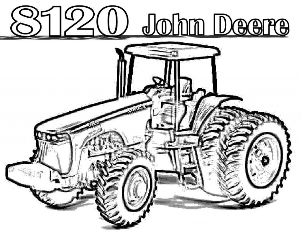 1024x791 John Deere Coloring Book Free Tractor Stuff Pages