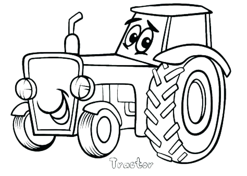 1024x730 Tractor Printable Coloring Pages