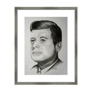 300x300 John F Kennedy Framed Print