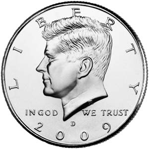 300x300 John F Kennedy Half Dollar