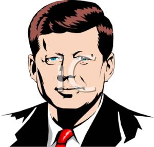300x286 Clipart Picture Of John F Kennedy