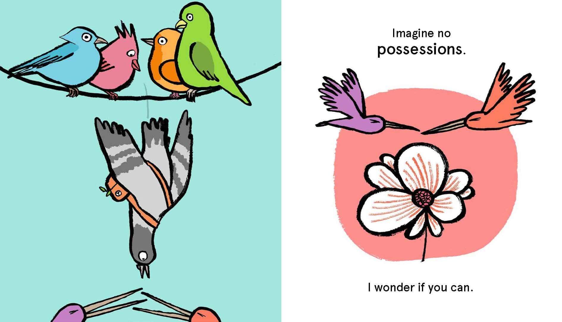 1890x1083 Imagine Book For Amnesty International, Illustrated