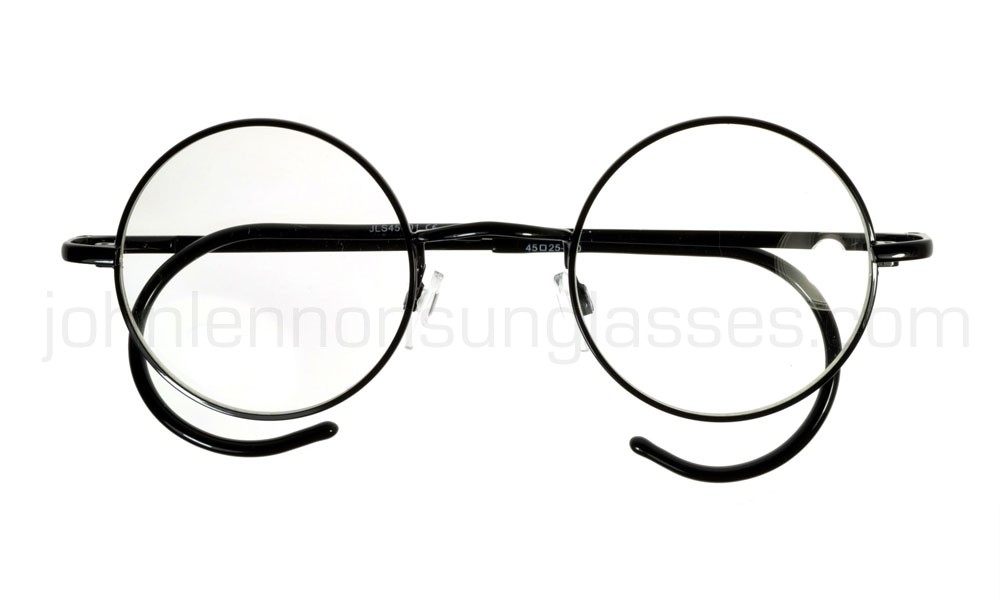 1000x600 Round John Lennon Glasses Curly Cable Temples Blackclear Ml