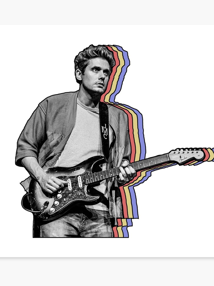 750x1000 john mayer layered canvas print