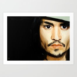 264x264 johnny depp art prints