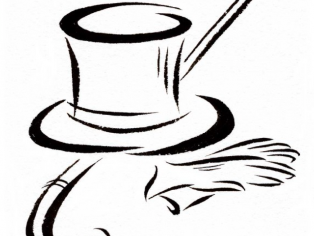640x480 Free Drawn Top Hat, Download Free Clip Art