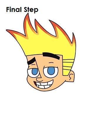 300x388 How To Draw Johnny Test