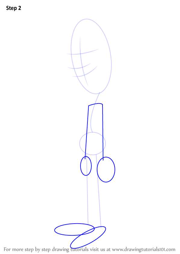 597x844 Learn How To Draw Hugh Test From Johnny Test